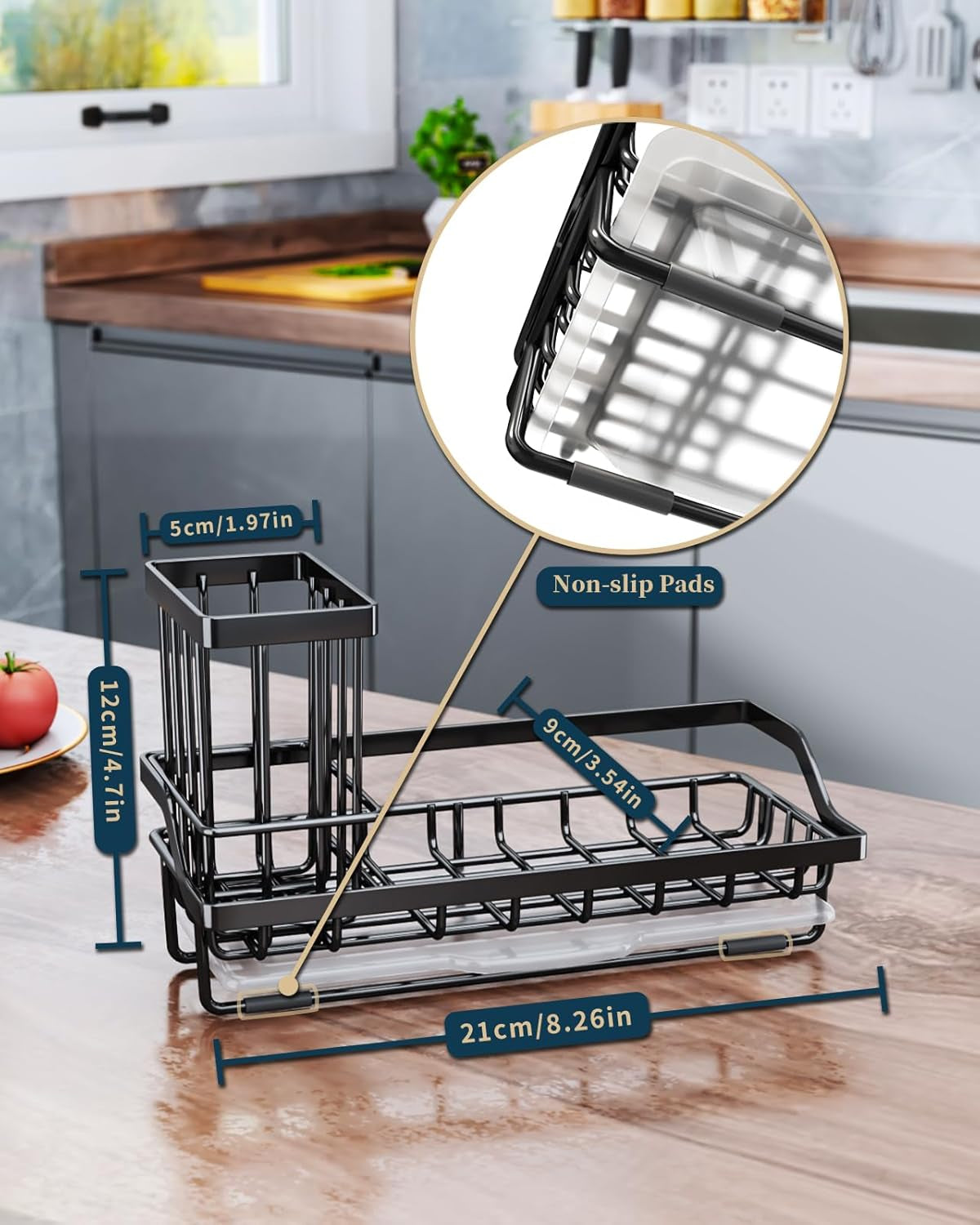 Sponge Holder for Kitchen Sink 