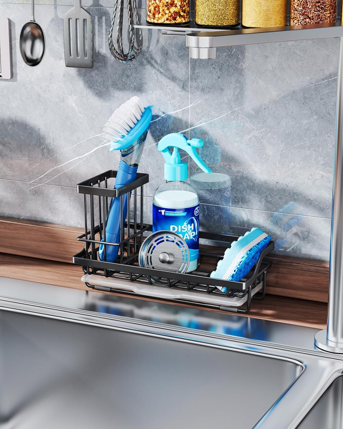 Sponge Holder for Kitchen Sink 